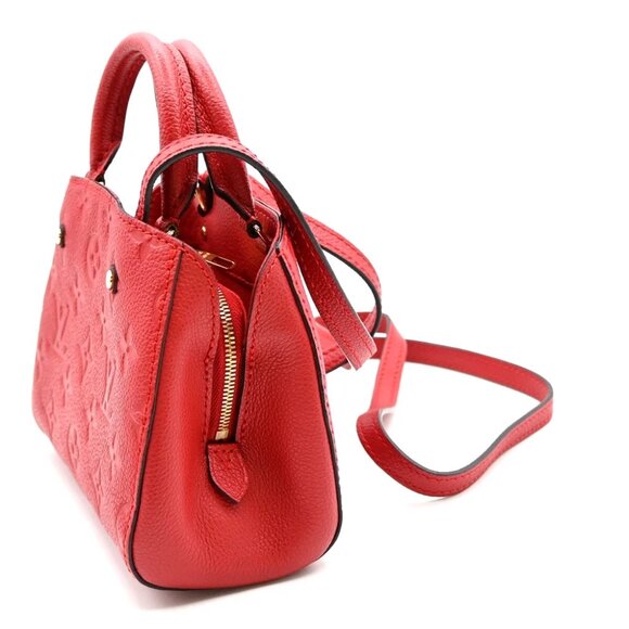 LOUIS VUITTON Montaigne Nano 2Way Hand Bag Monogram Empreinte CY - Picture 4 of 16
